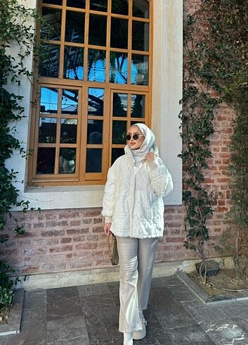Zara Kürk detaylı kapitone mont