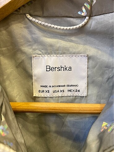 xs Beden gri Renk Berska reflektörlü mini ceket