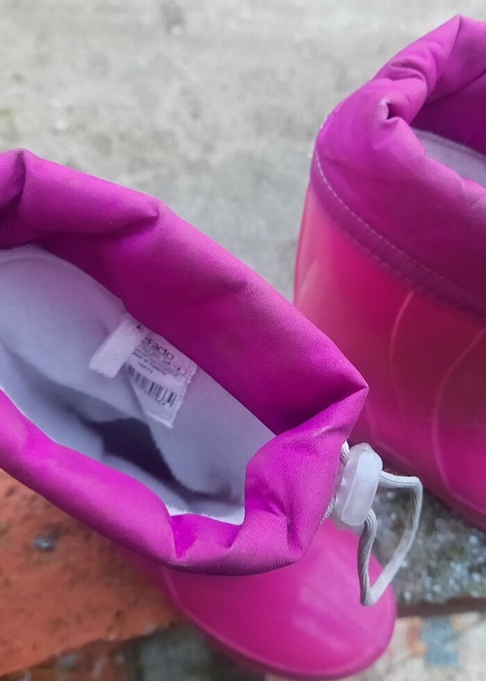 Defosu yoktur sicak temiz kullanışlı kız çocuk yağmur botu - Görsel 2