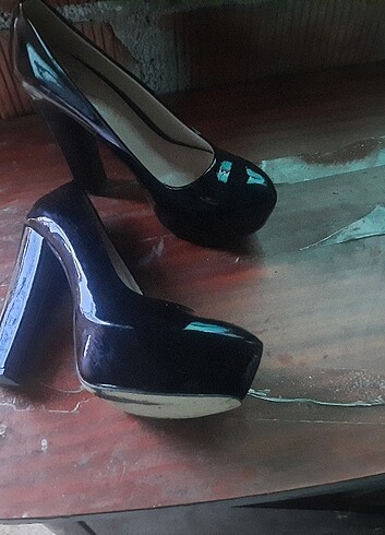 Çok temiz 1 kez giyildi rugan platform.. - Görsel 6