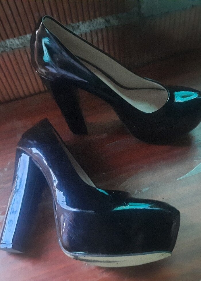 Çok temiz 1 kez giyildi rugan platform.. - Görsel 2