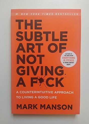 MARK MANSON The Subtle Art of Not Giving a F**k (İngilizce)