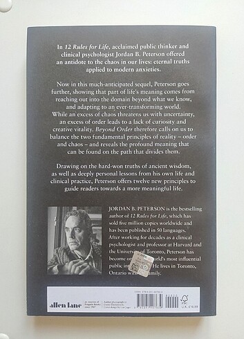 JORDAN PETERSON Beyond Order (İngilizce)