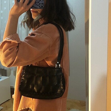 Vintage siyah çanta