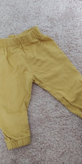 6-9 Ay Beden sarı Renk Canlı hardal sarısı pantolon