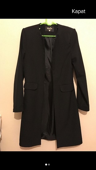 s Beden uzun blazer ceket 