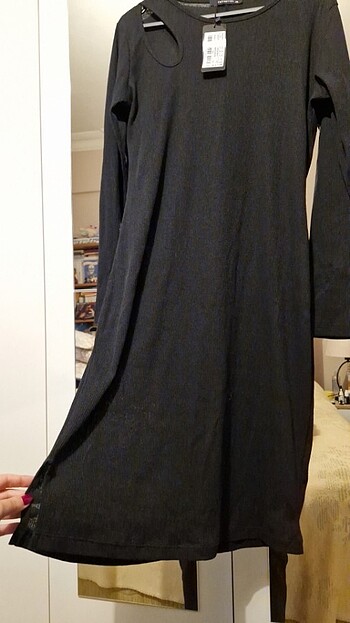 xxl Beden Trendyol Curve Cut-out Detaylı Elbise