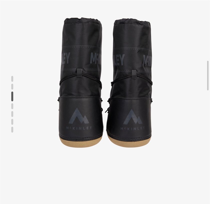 (Orjinal) McKINLEY Siyah Dolgu Topuklu Kadın Kar Botu - Görsel 3