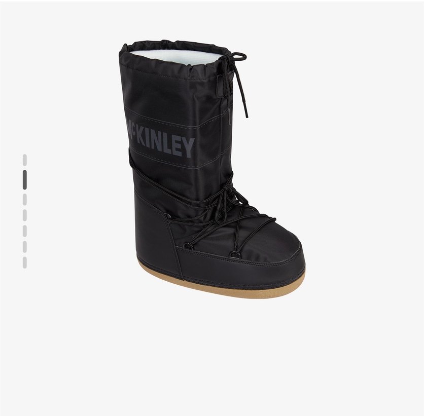 (Orjinal) McKINLEY Siyah Dolgu Topuklu Kadın Kar Botu - Görsel 2