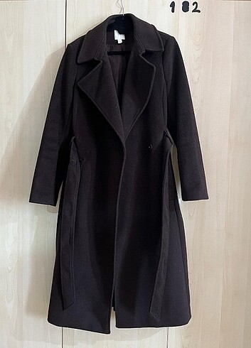 H&M KOYU KAHVERENGİ KABAN