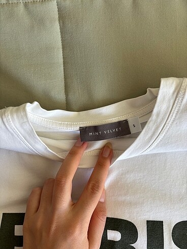 Diğer mint velvet tshirt