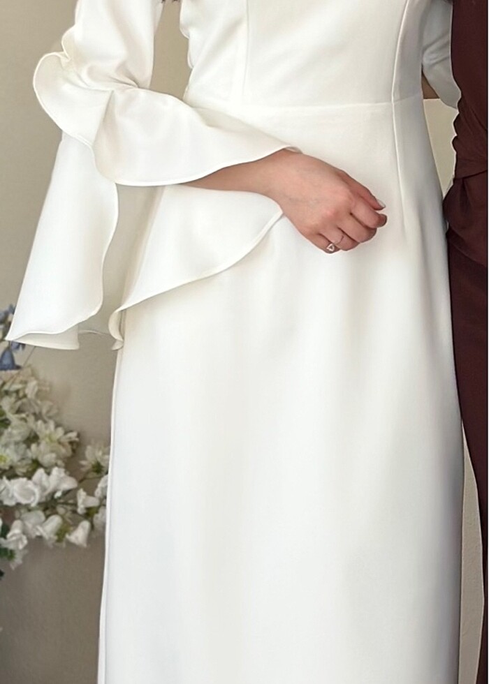 Beyaz elbise - Görsel 2