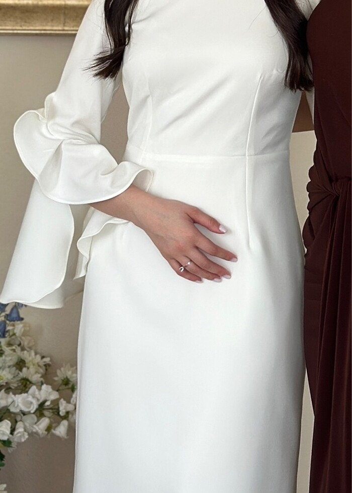 Beyaz elbise - Görsel 3