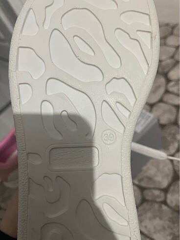 39 Beden beyaz Renk Beyaz Sneaker