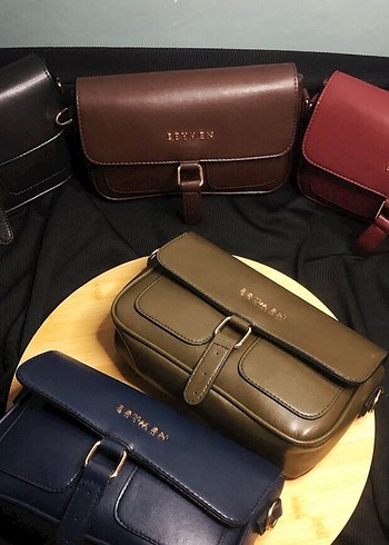 Kahverengi Deri Kemer Detaylı Kadın Çanta - Görsel 3