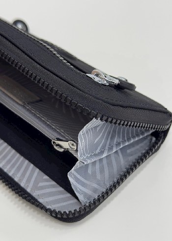 Fermuarlı Siyah Kadın Cüzdan - Görsel 2