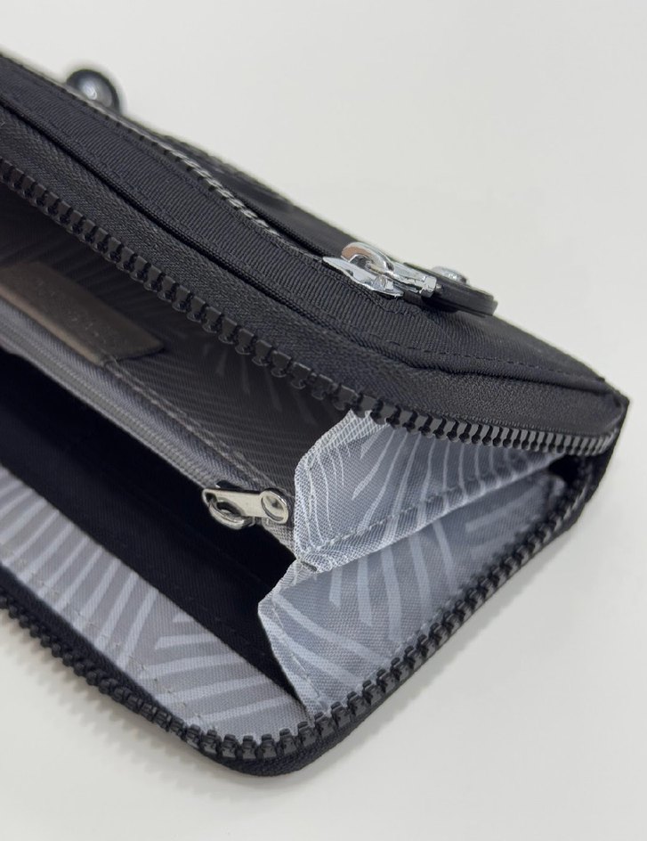 Fermuarlı Siyah Kadın Cüzdan - Görsel 2