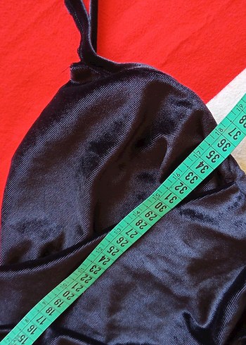 Sıfır kadife Kadın Abiye Elbise - Görsel 7