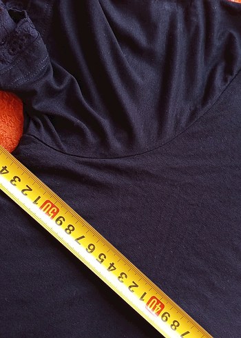 Siyah penye bluz - Görsel 5