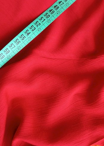 Püsküllü Kırmızı Bohem Kadın Bluz - Görsel 5