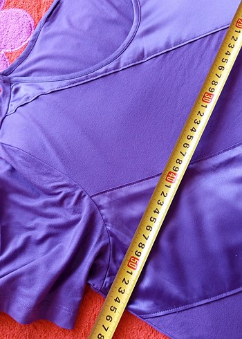 Mor Drapeli Kadın Bluz - Görsel 4