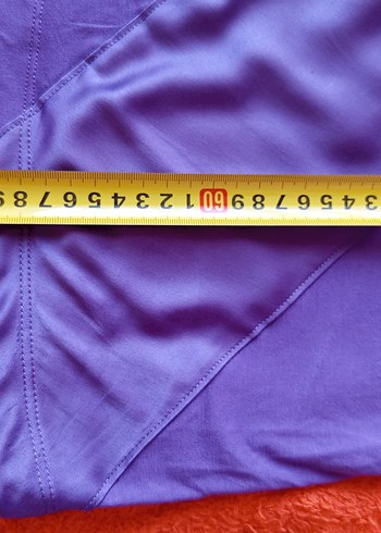 Mor Drapeli Kadın Bluz - Görsel 5