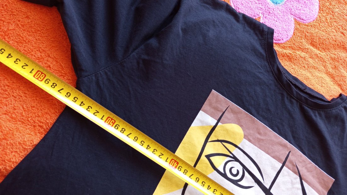 Kadın Siyah Baskılı Tunik - Görsel 4