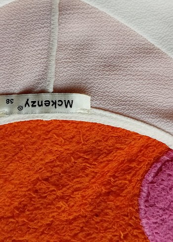 Beyaz V Yakalı Uzun Kollu Salaş Bluz - Görsel 5