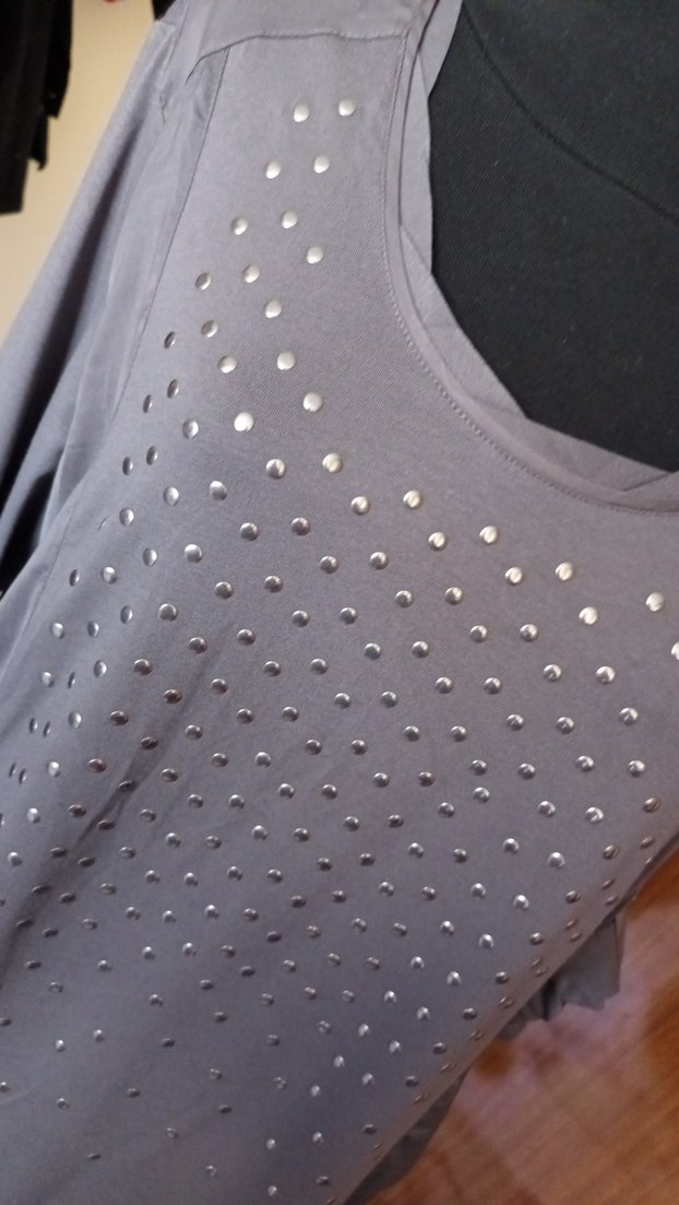 SIFIR. GRİ ŞIK BLUZ - Görsel 5