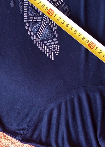 Payet Detaylı Siyah Tişört - Görsel 6