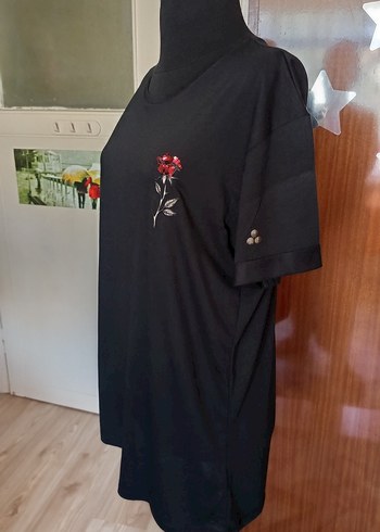 SIFIR Siyah Kısa Kollu Gotik Tişört - Görsel 5