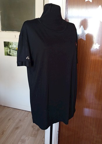 SIFIR Siyah Kısa Kollu Gotik Tişört - Görsel 4