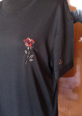 SIFIR Siyah Kısa Kollu Gotik Tişört - Görsel 3