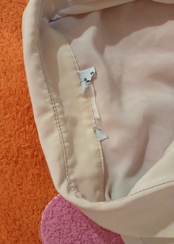 Bej Düğmeli Kısa Kollu Kadın Gömlek - Görsel 5