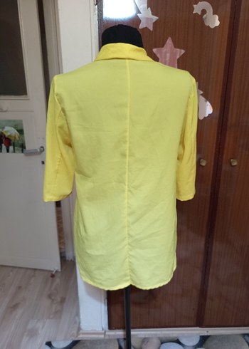 Sarı Düğmeli, Notched Lapel Yaka - Görsel 3