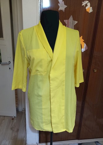 Sarı Düğmeli, Notched Lapel Yaka - Görsel 2