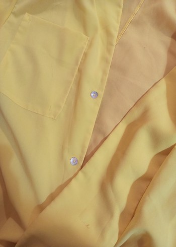 Sarı Düğmeli, Notched Lapel Yaka - Görsel 7