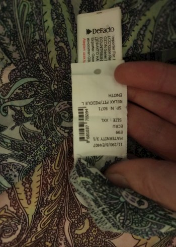 Bohem Gri Salaş kimono - Görsel 4