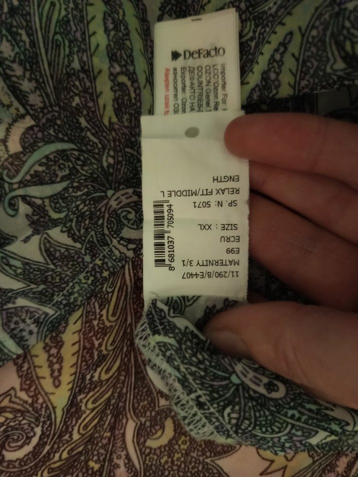 Bohem Gri Salaş kimono - Görsel 5