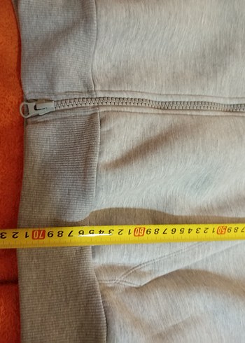 Gri Fermuarlı Erkek Sweatshirt - Görsel 5