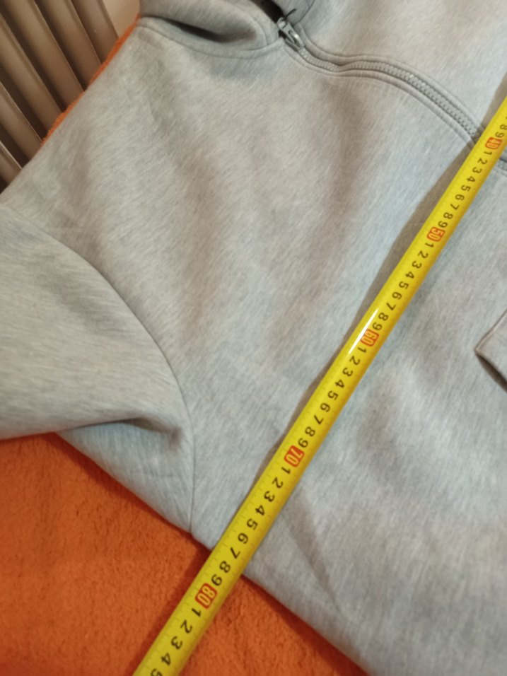 Gri Fermuarlı Erkek Sweatshirt - Görsel 4