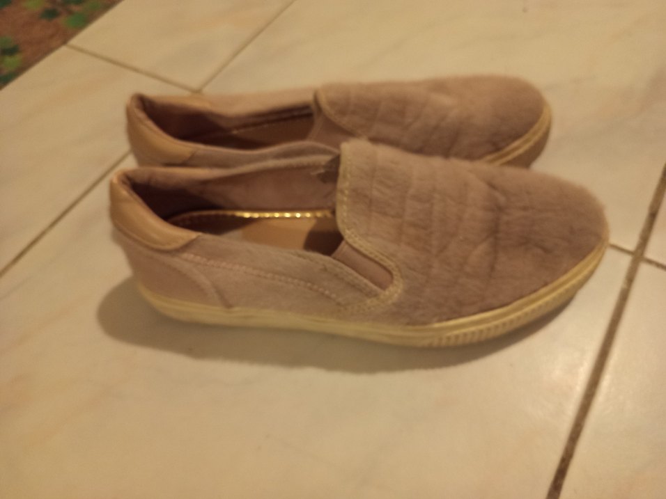 Bej Süet Kadın Dolgu Topuk Espadril - Görsel 2