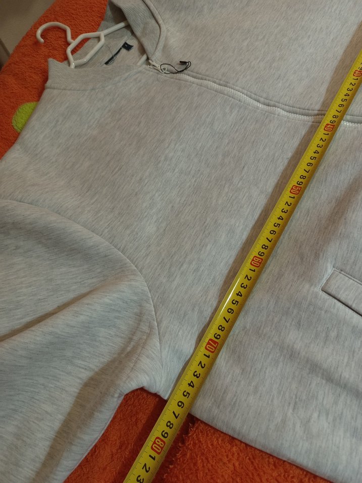 Gri Erkek Fermuarlı Sweatshirt - Görsel 4