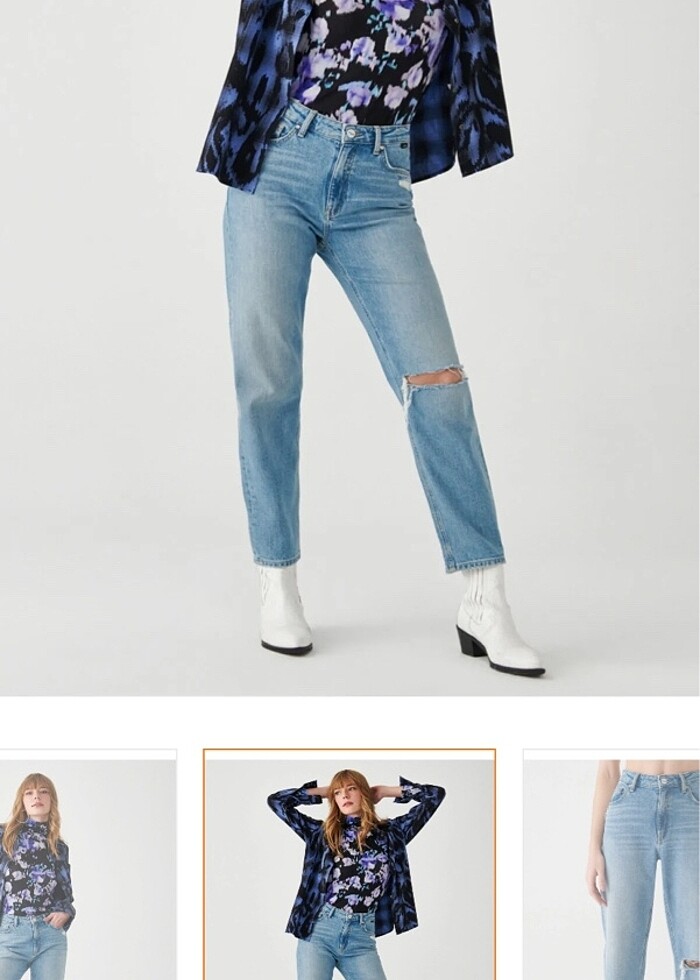 MAVİ LEYLA JEAN - Görsel 2