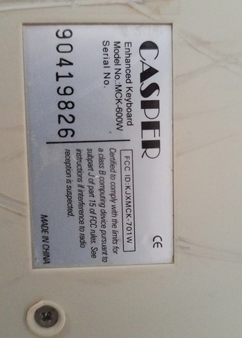 Casper Bej Kablolu Klavye - Görsel 5