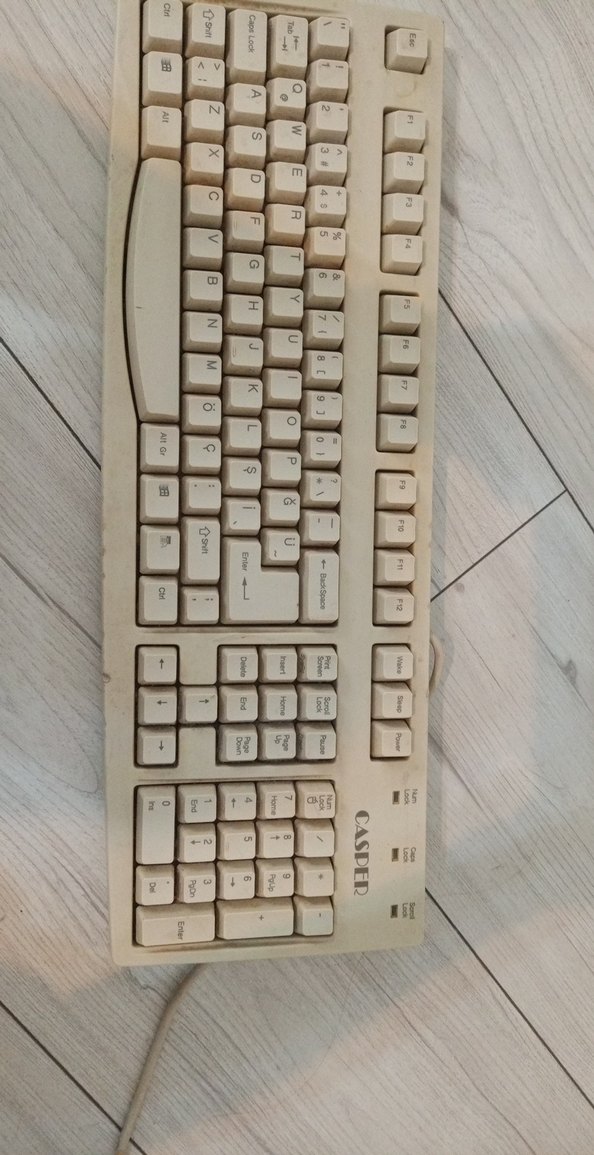 Casper Bej Kablolu Klavye - Görsel 3