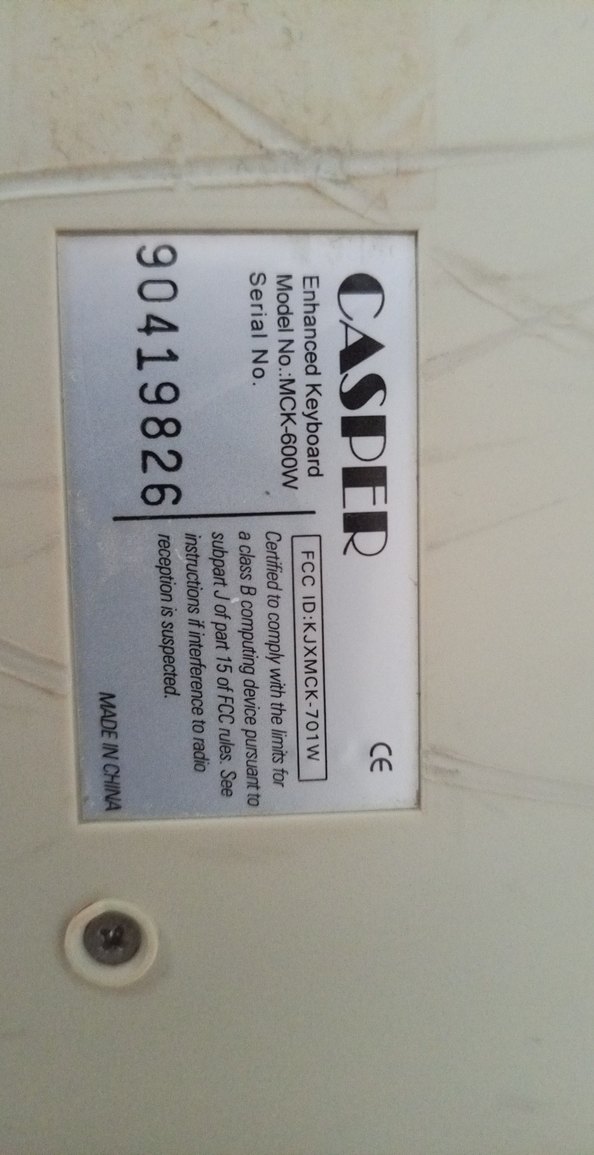 Casper Bej Kablolu Klavye - Görsel 4