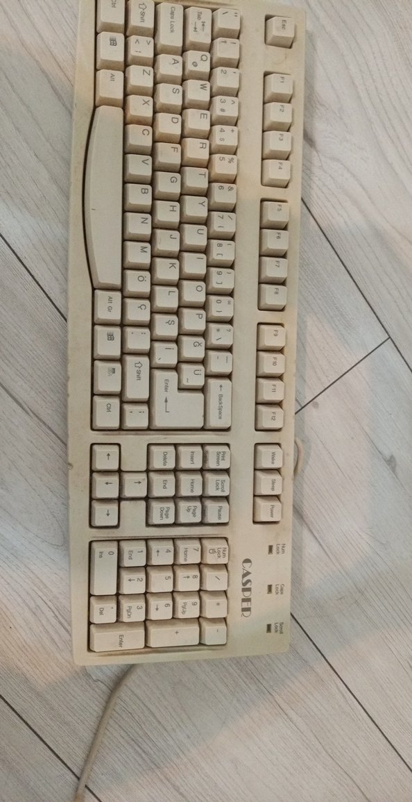 Casper Bej Kablolu Klavye - Görsel 2