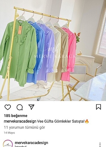 Diğer Merve karaca fırfırlı gömlek