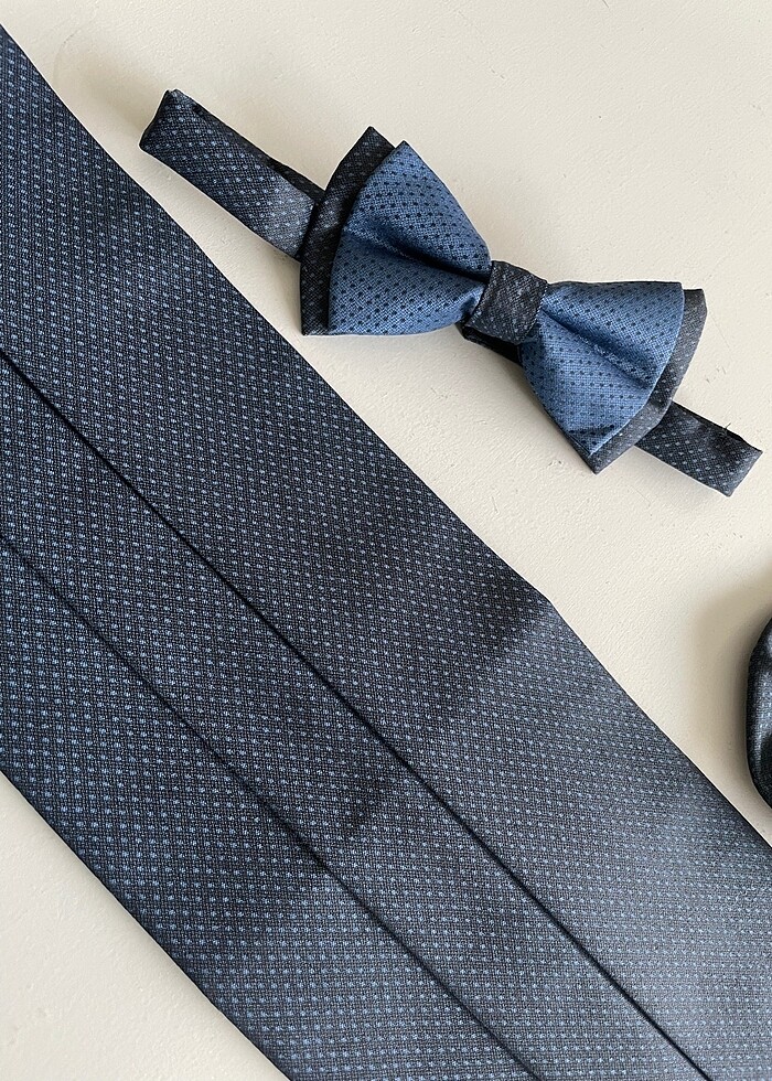 Lacivert kemer papiyon - Görsel 2